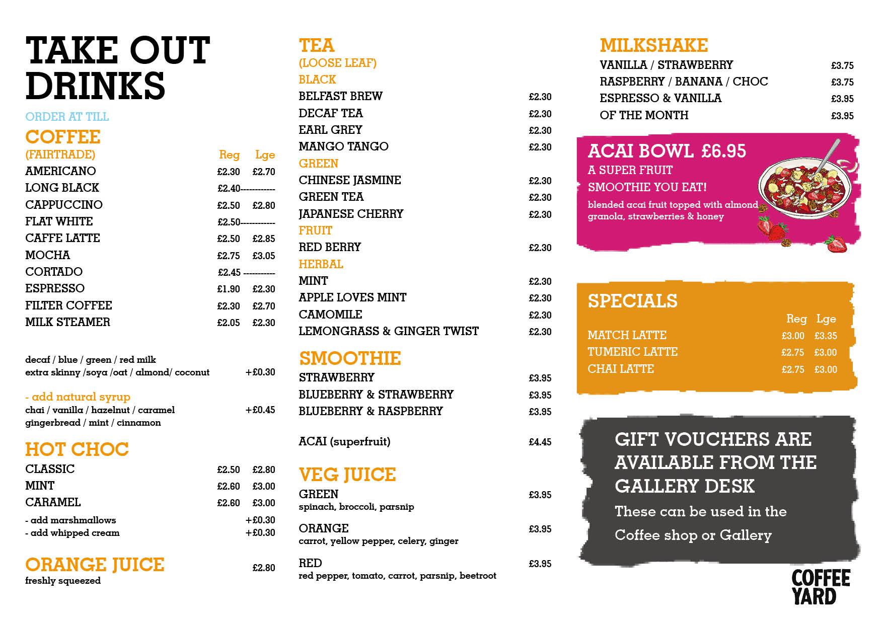 Our Coffee & Tea mean everything to us..